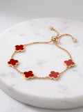 Pulsera Clover Rojo