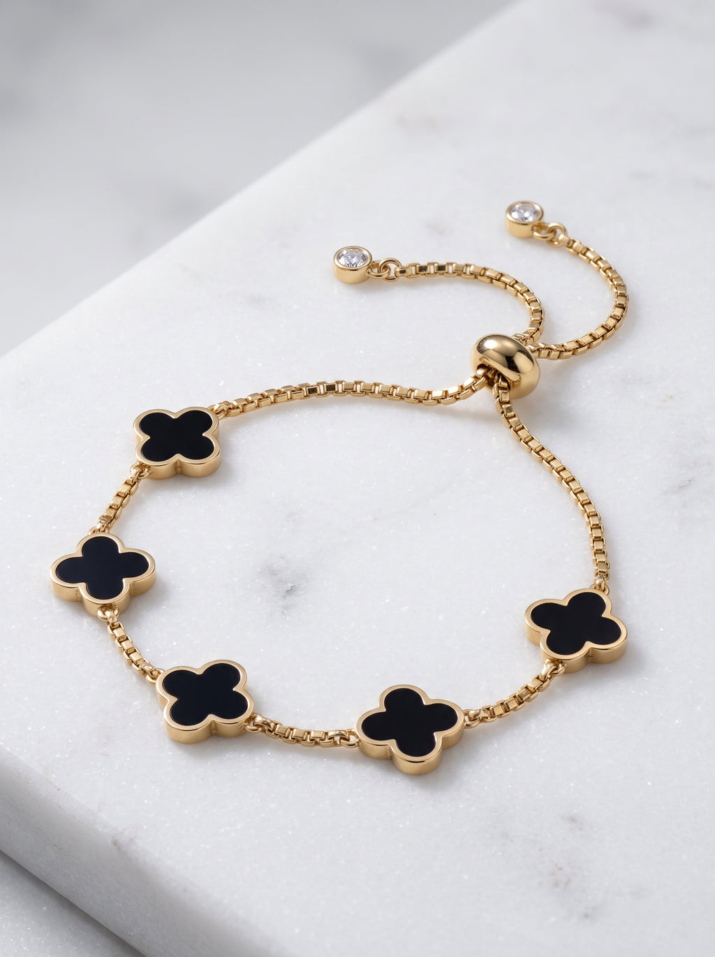 Pulsera Clover Negro
