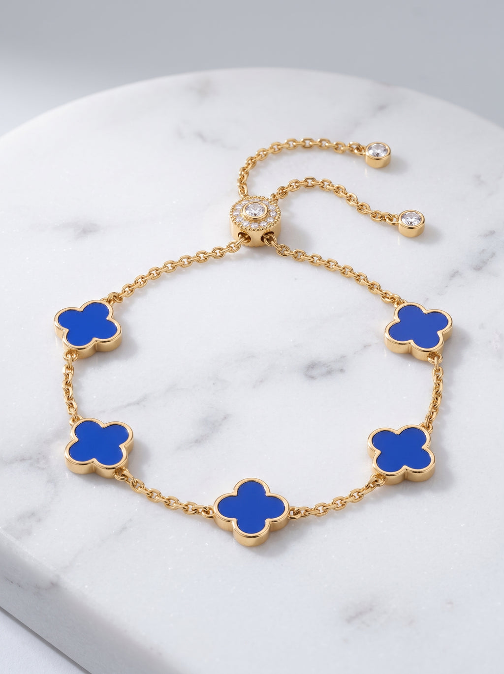 Pulsera Clover Azul