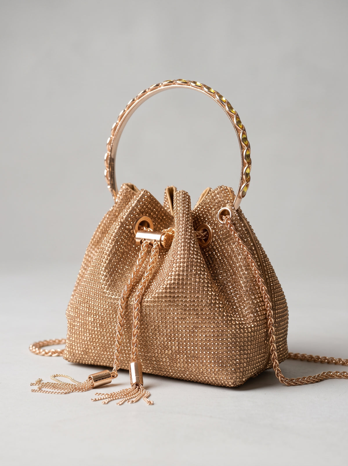 Bolso Crystal Bronce
