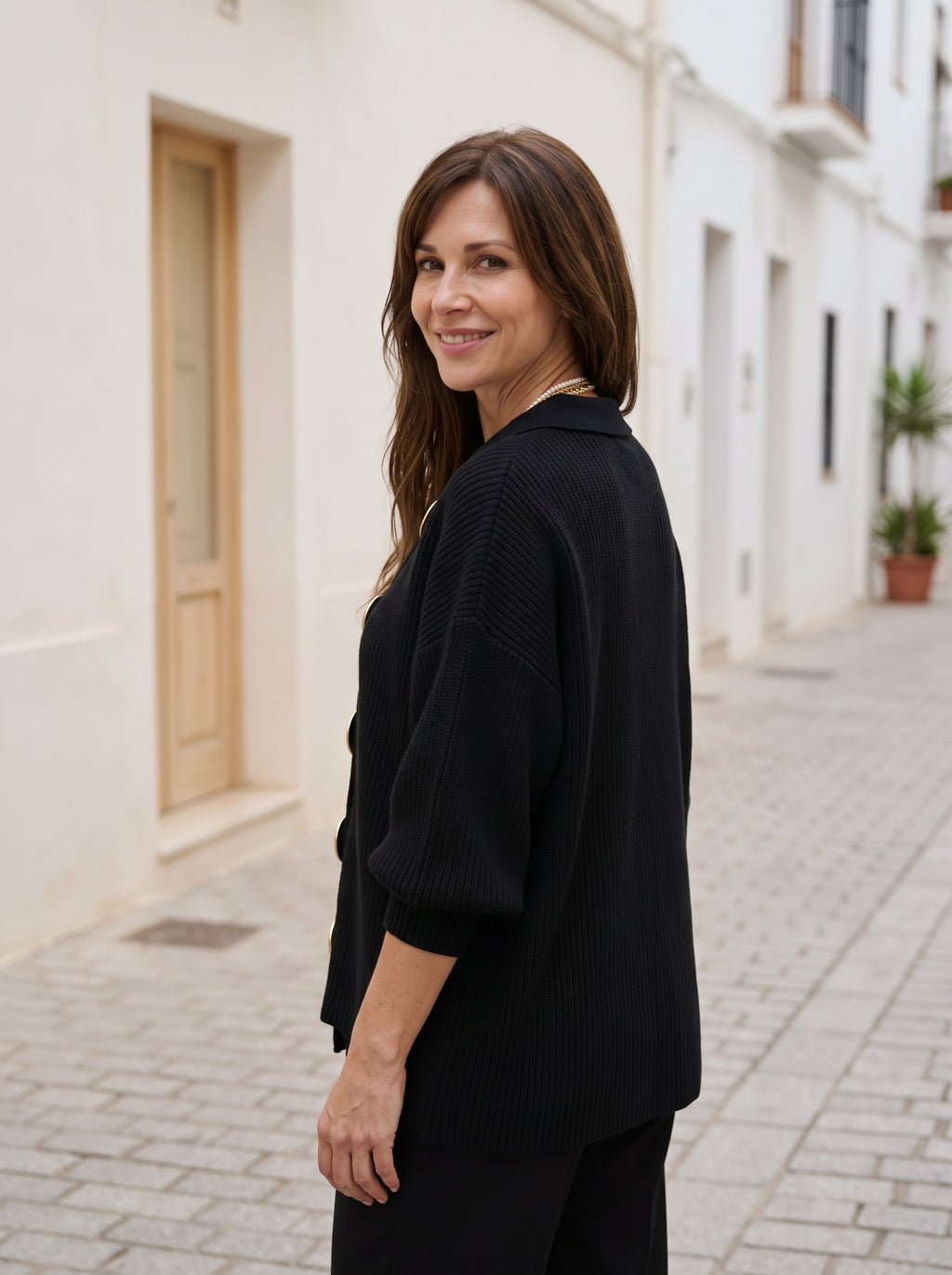 Cardigan Negro Javea