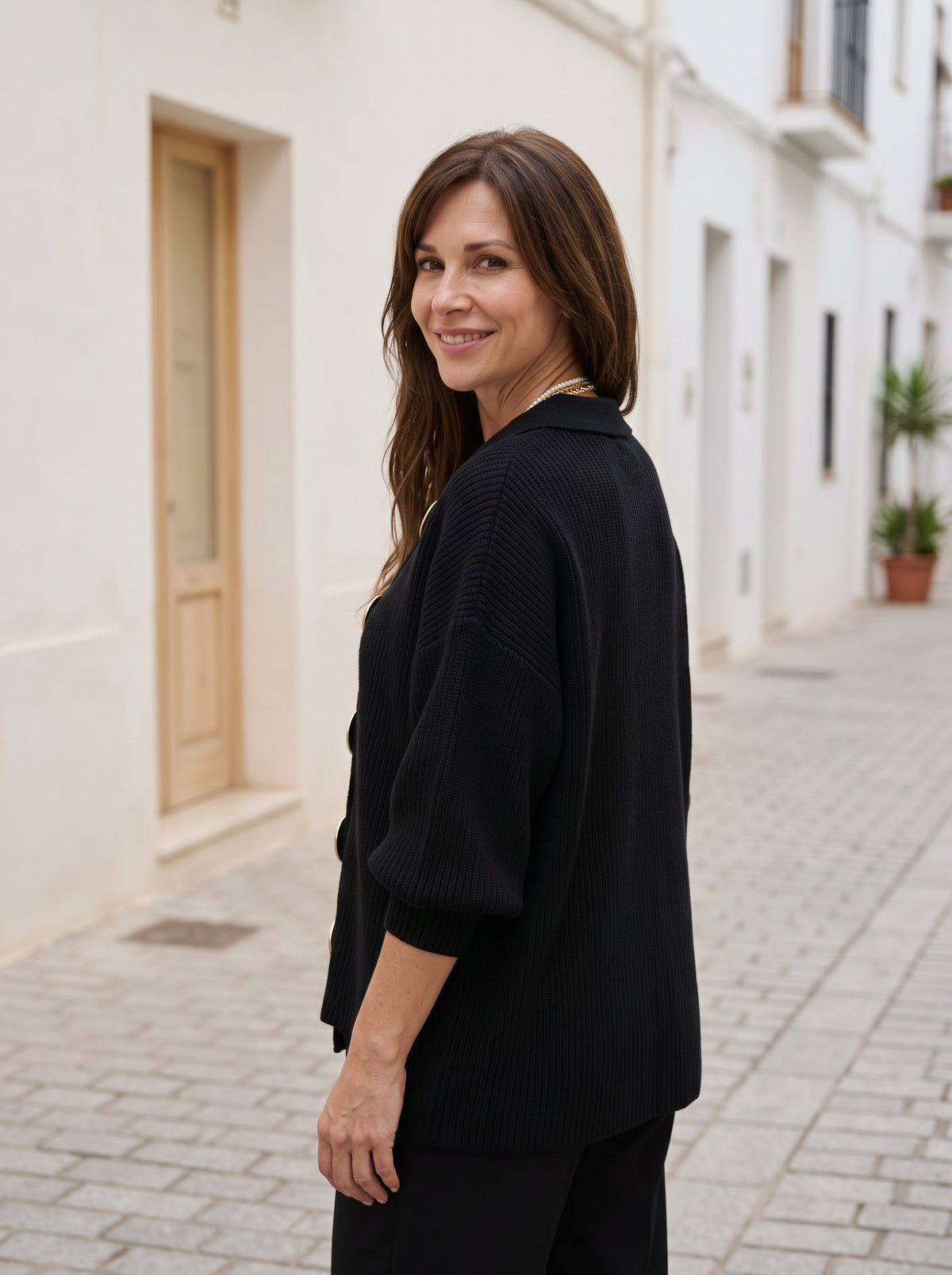 Cardigan Negro Javea
