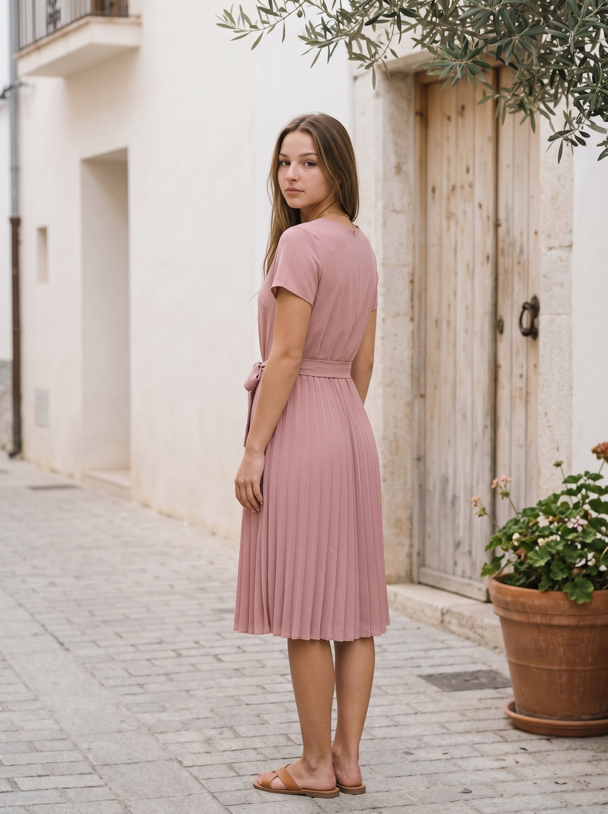 Vestido Moroc Rosa
