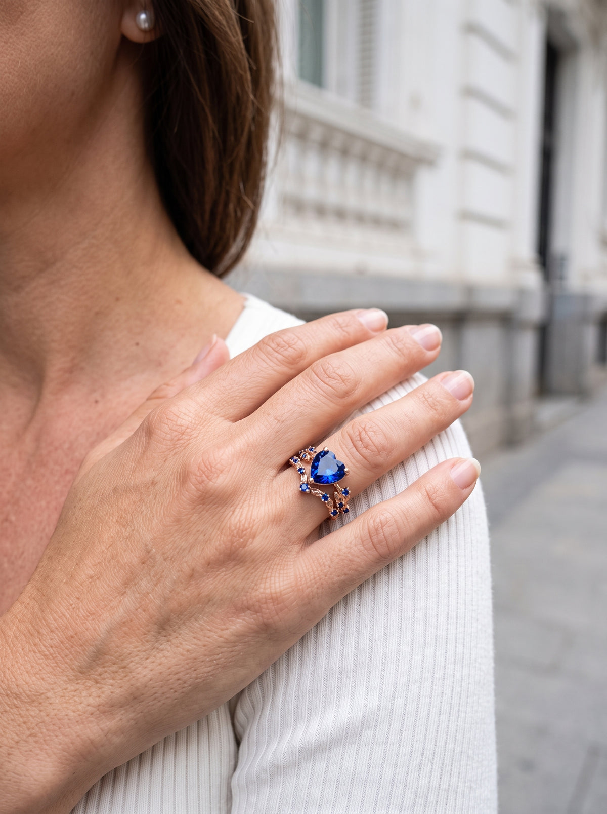 Anillo Vine Azul