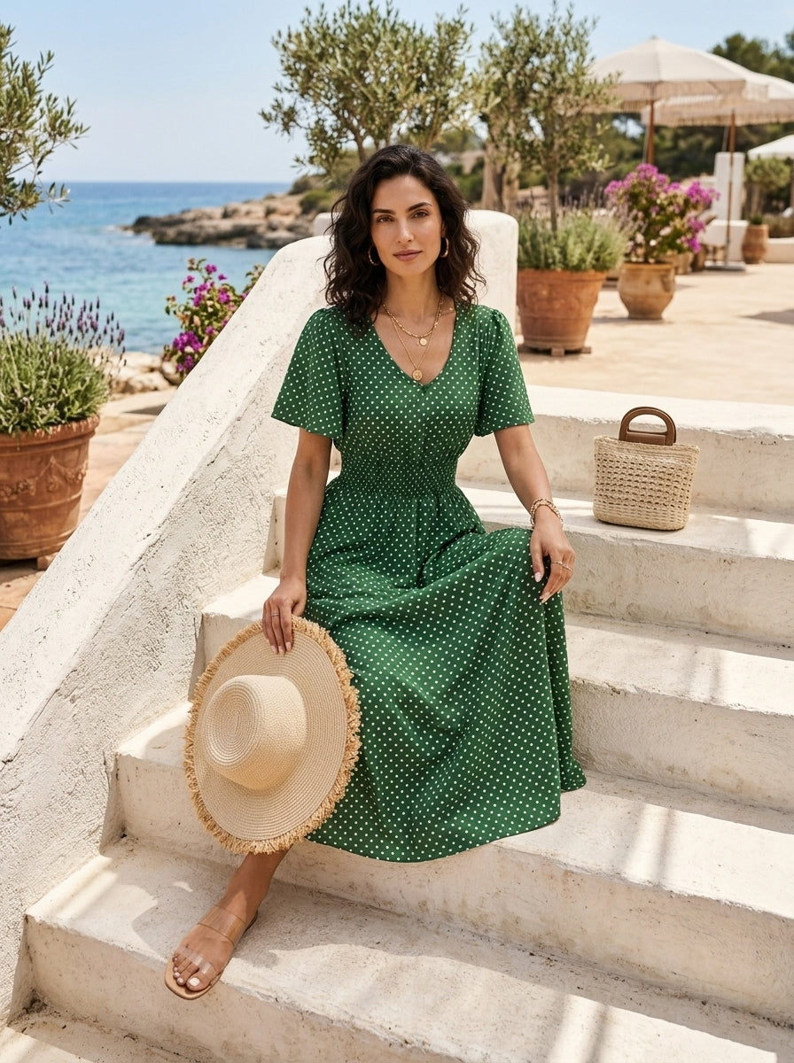 Robe Midi Femme – Polka Musa