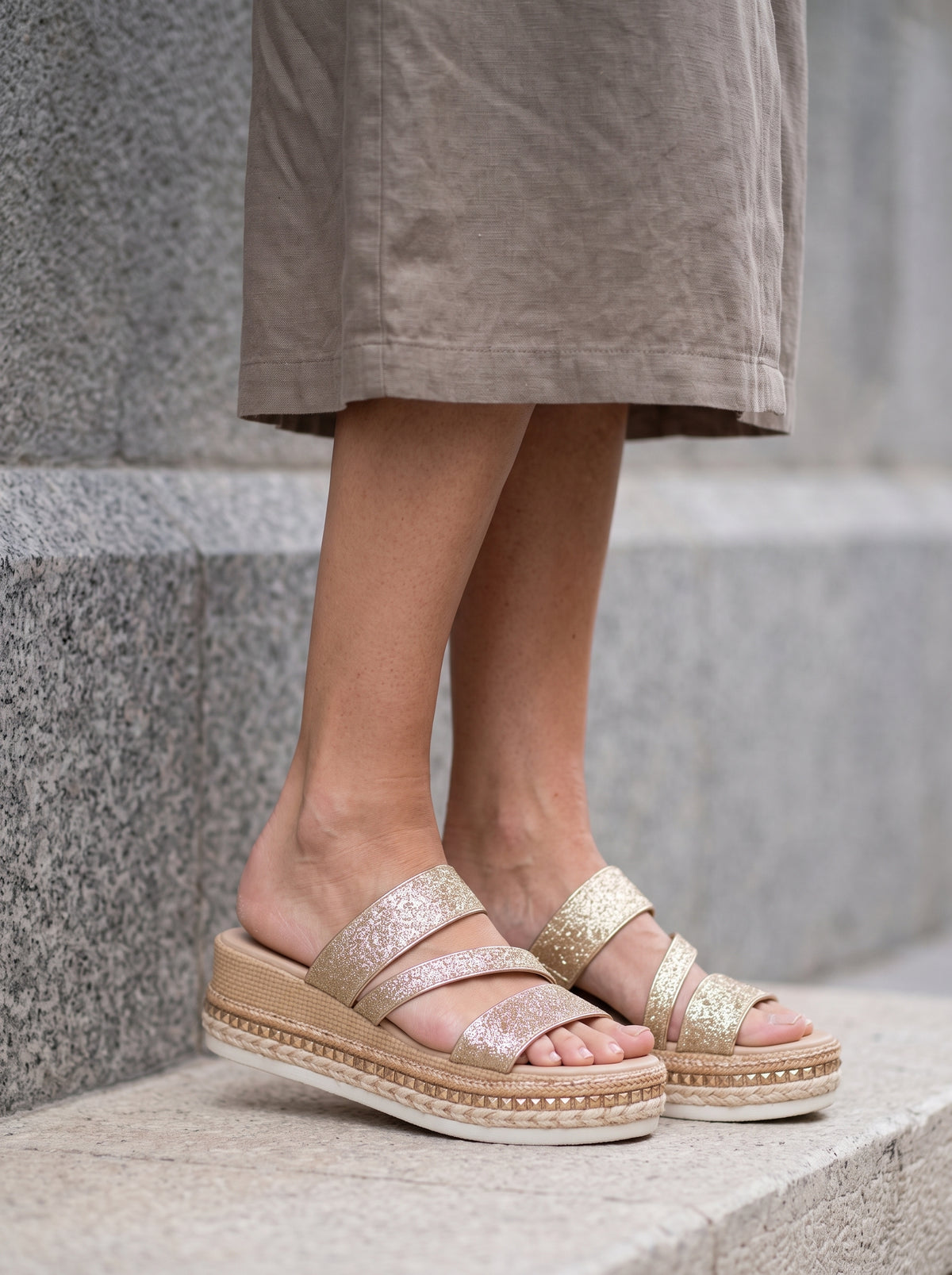 Zapatos Glit Beige