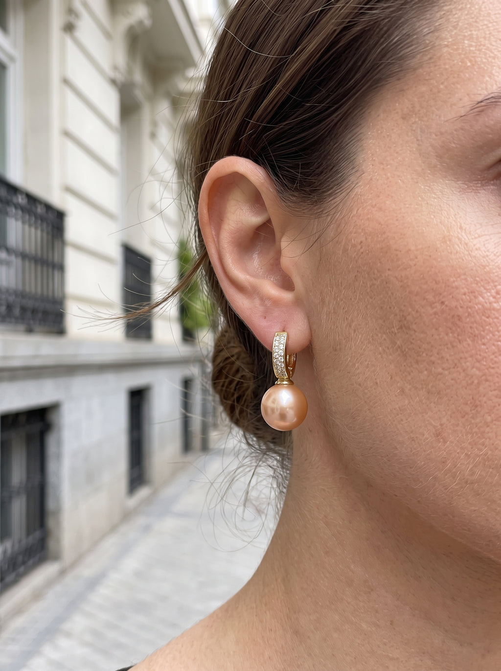 Pendientes Drop Bronce