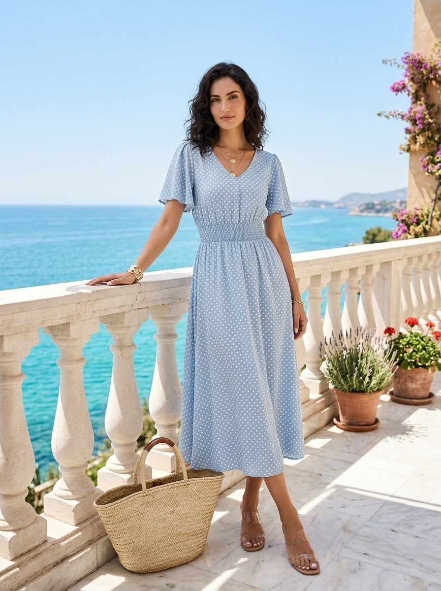 Vestito Midi da Donna – Polka Musa