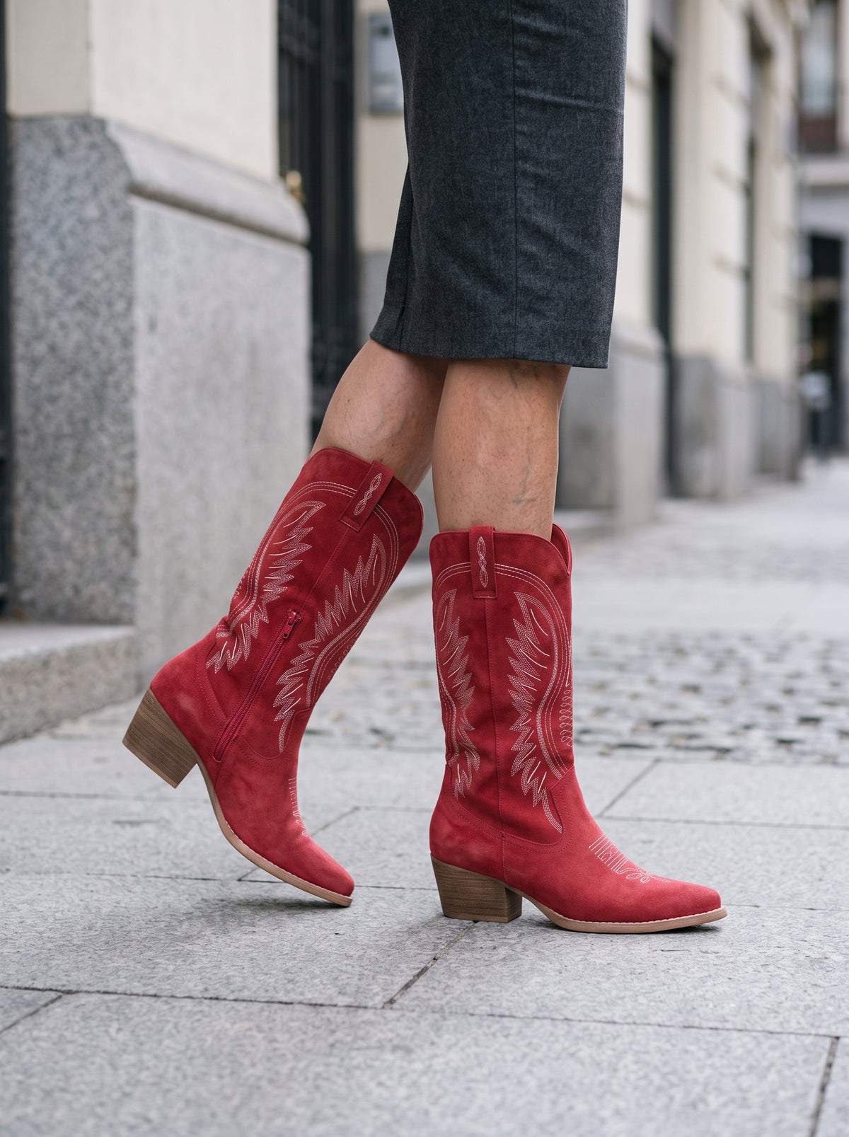 Botas Western Rojas