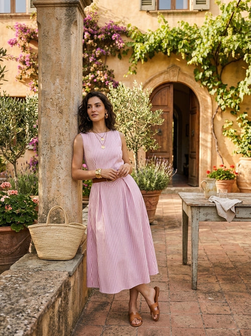 Vestido midi de mujer-Capri