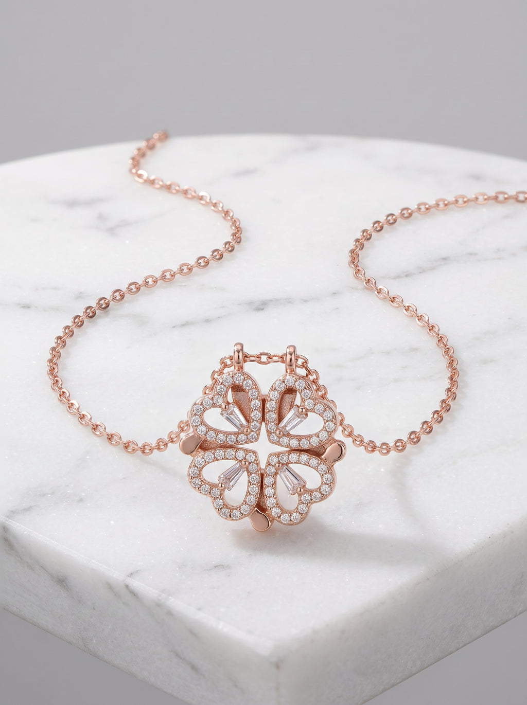 Collar Heart Bronce