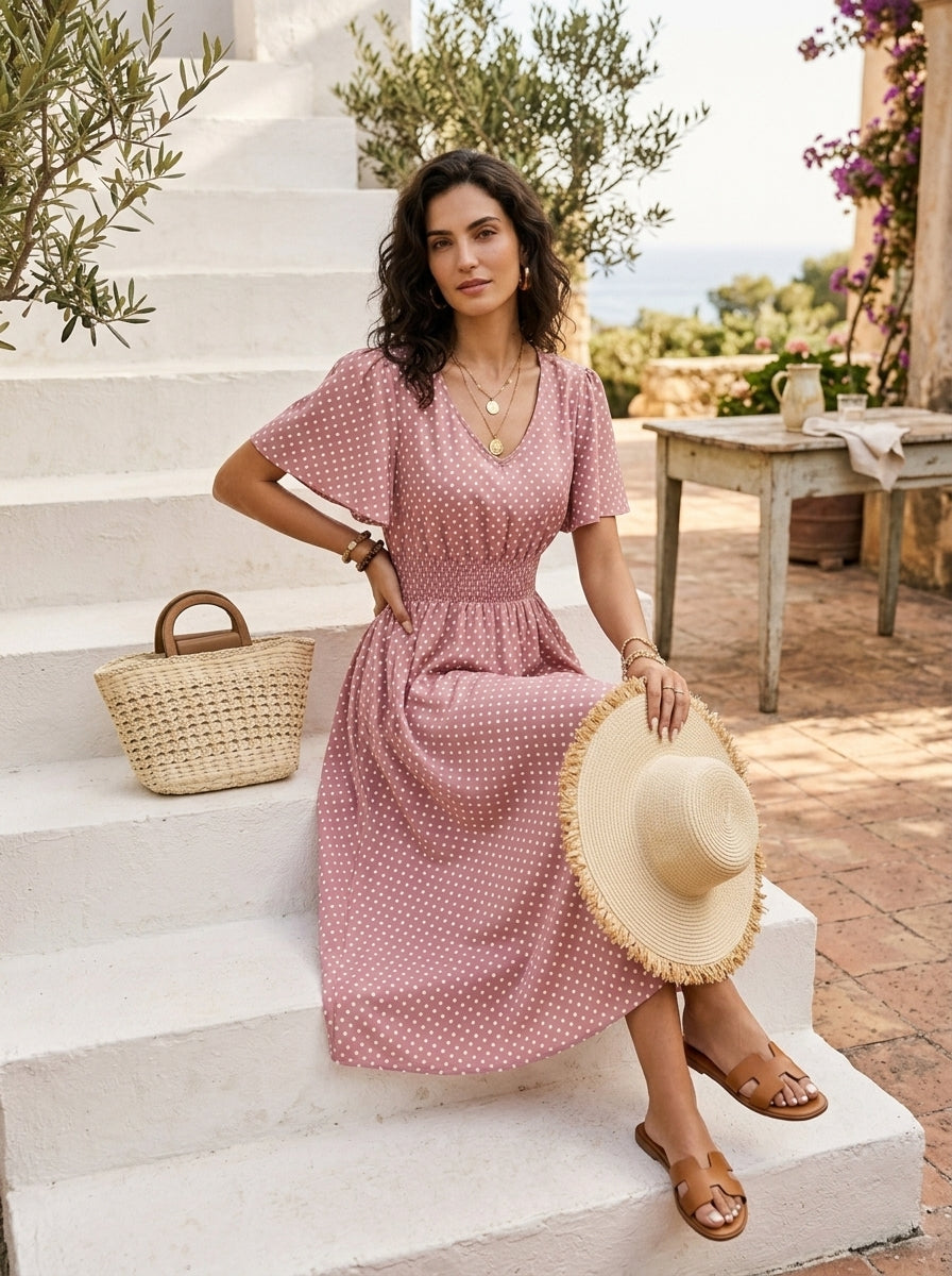 Vestito Midi da Donna – Polka Musa
