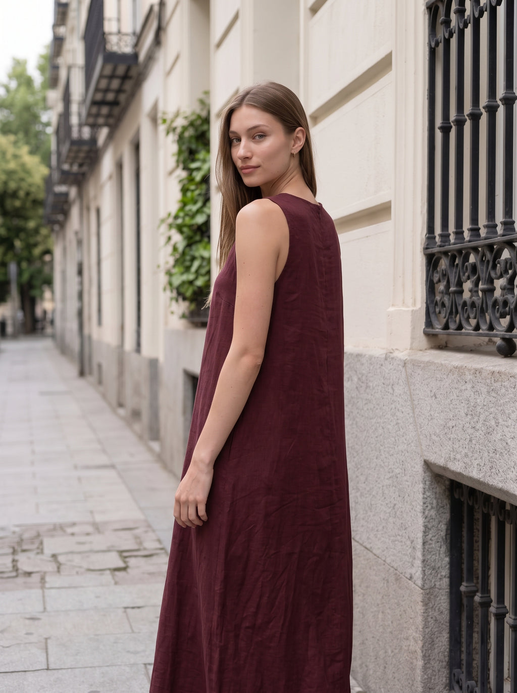 Women's Maxi Dress – Navy Flow