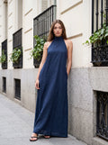 Vestito Maxi da Donna – Navy Flow