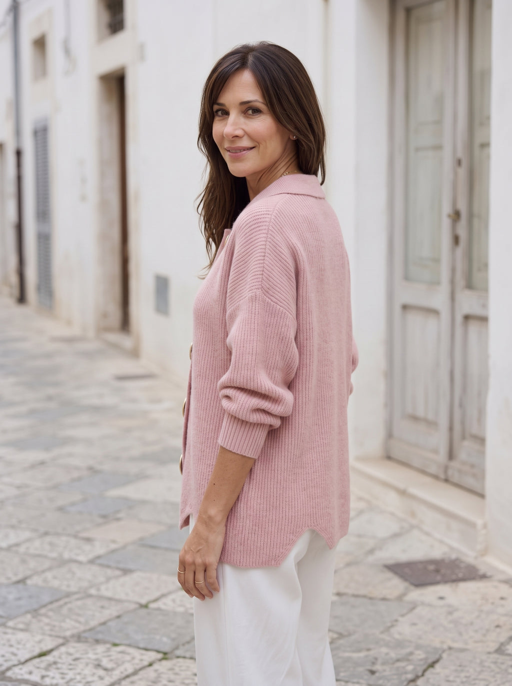 Cardigan Rosa Javea