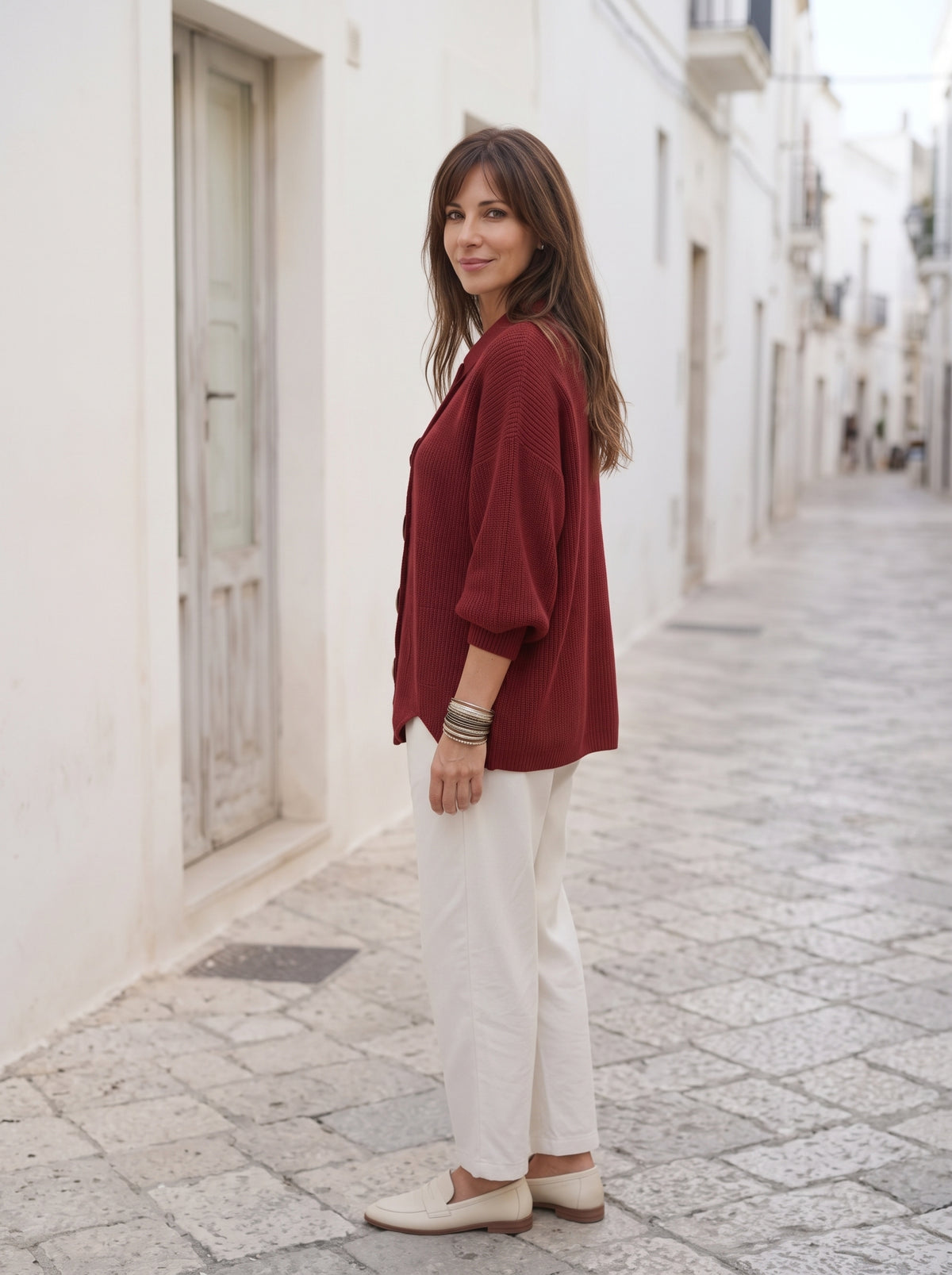 Cardigan Rojo Javea