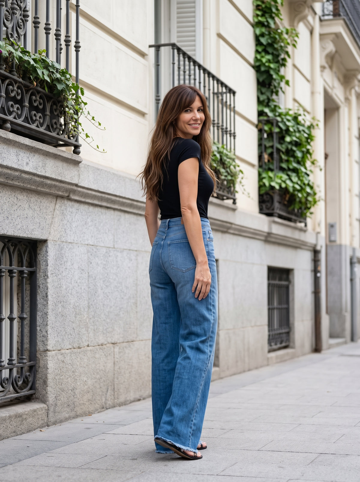 Damen-Jeans – Retro Flare