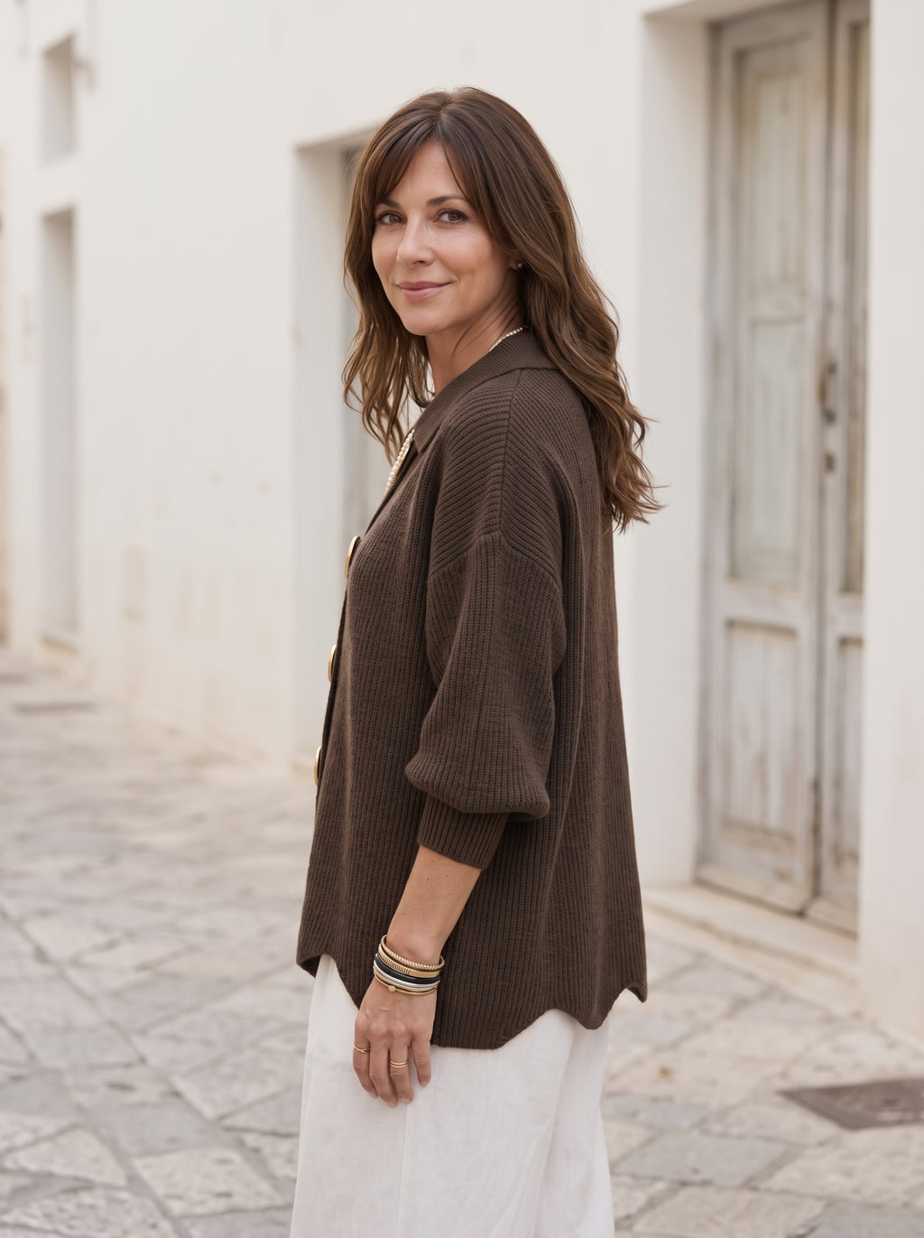 Cardigan Marron Javea