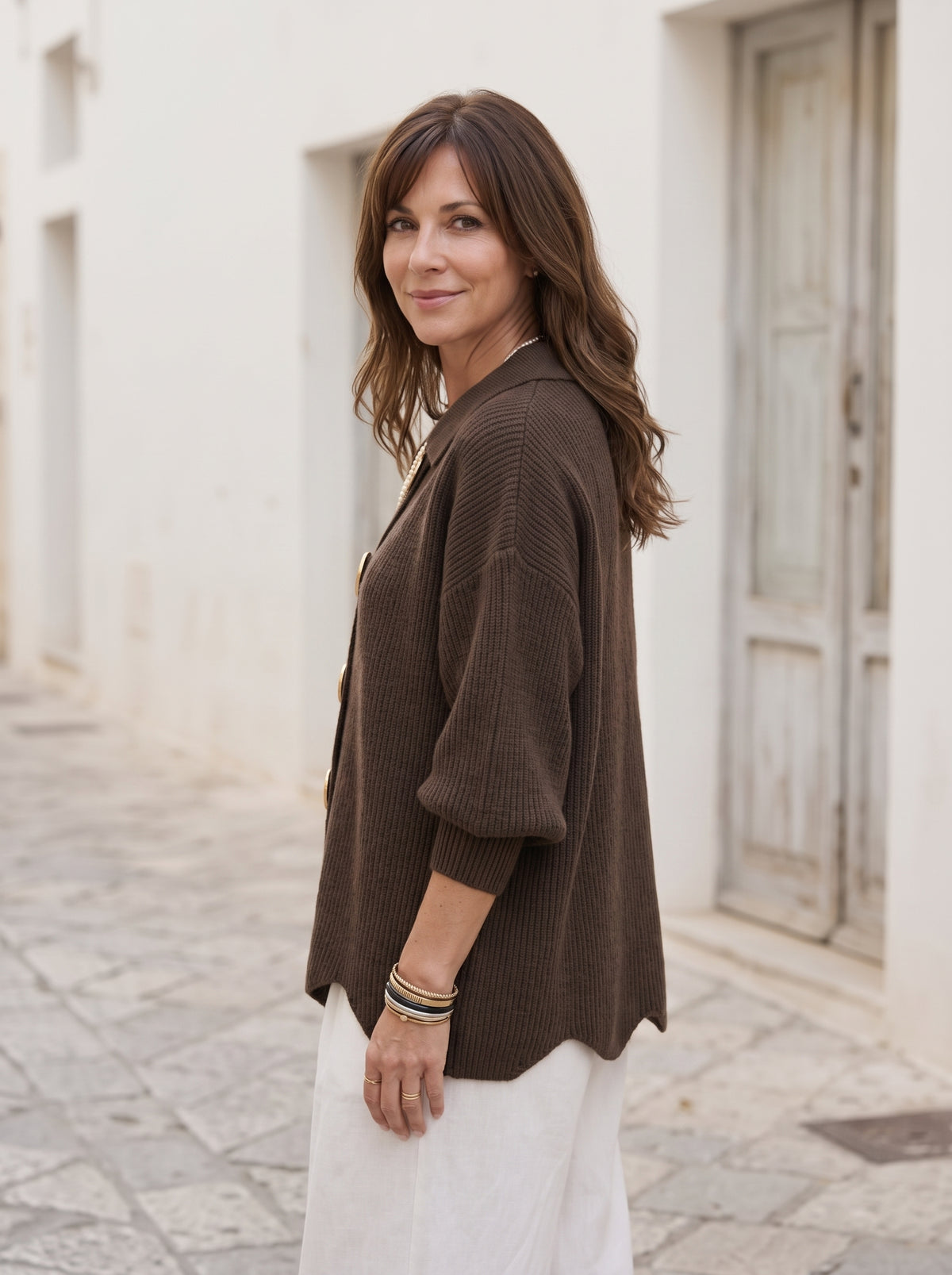 Cardigan Marron Javea