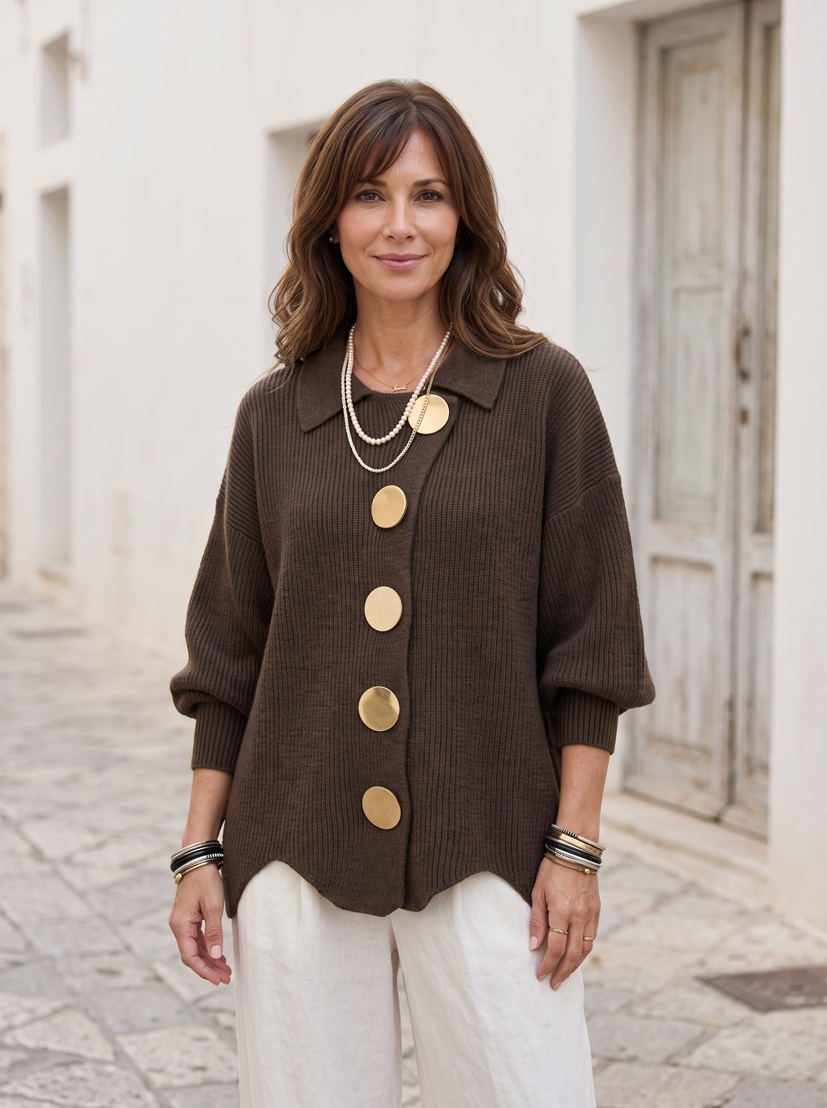 Cardigan Marron Javea