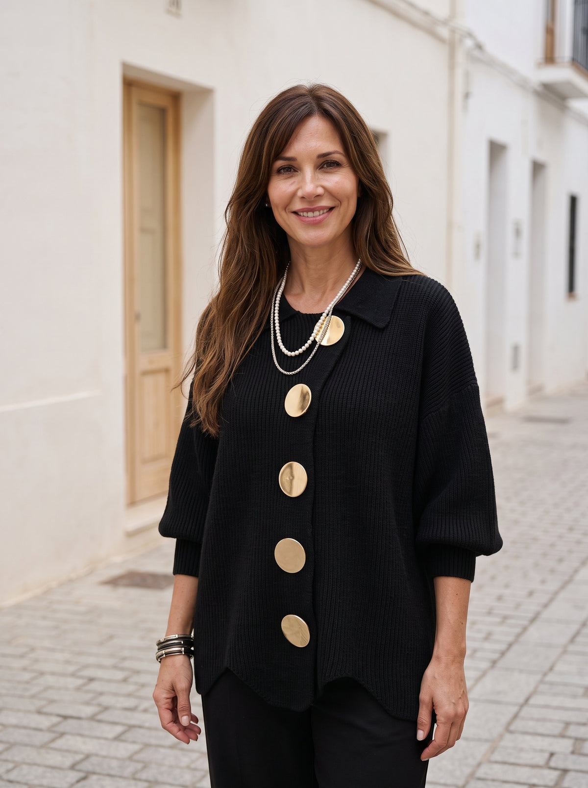 Cardigan Negro Javea