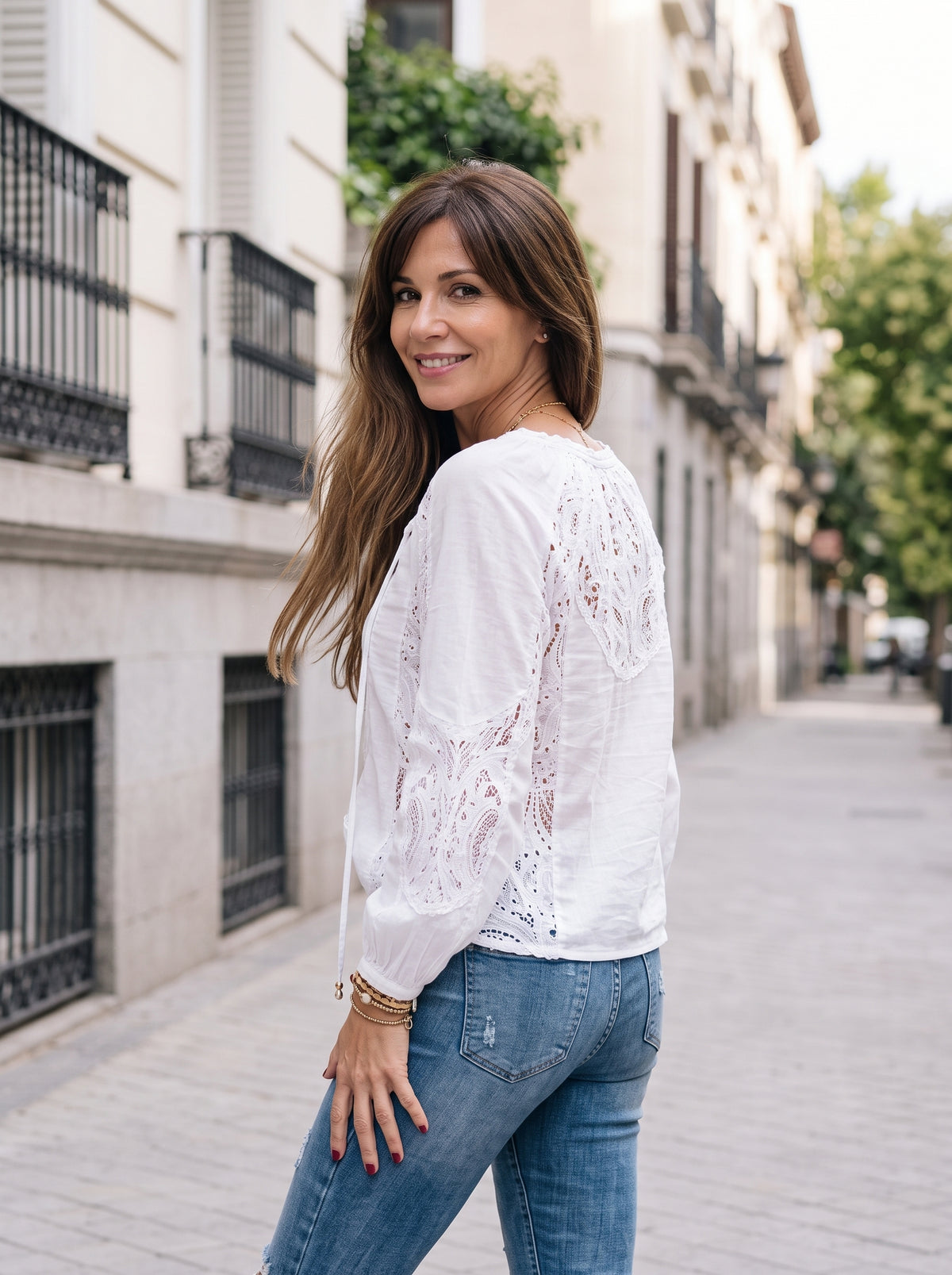 Camisa Sahara Blanco