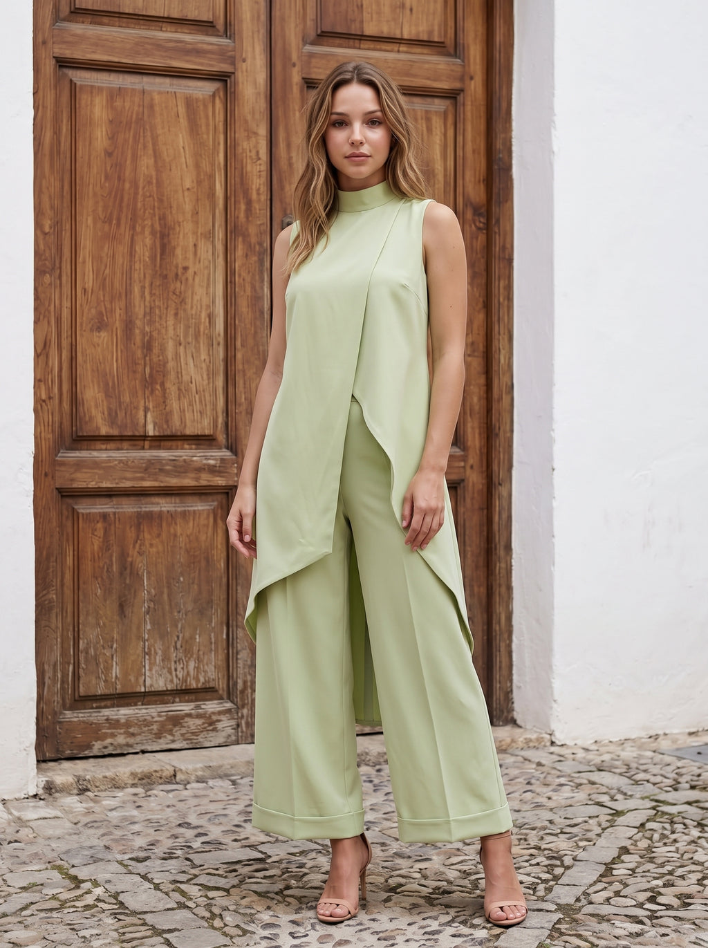 Conjunto Violeta Verde