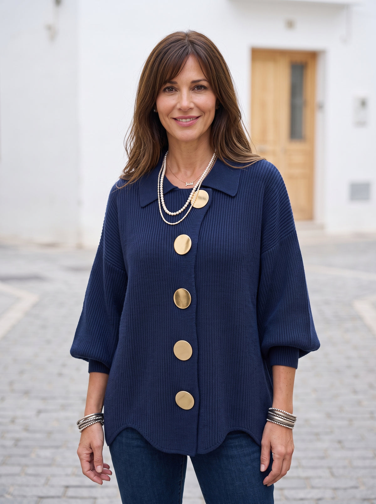 Cardigan Azul Javea