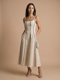 Vestido Maxi de mujer-Arena