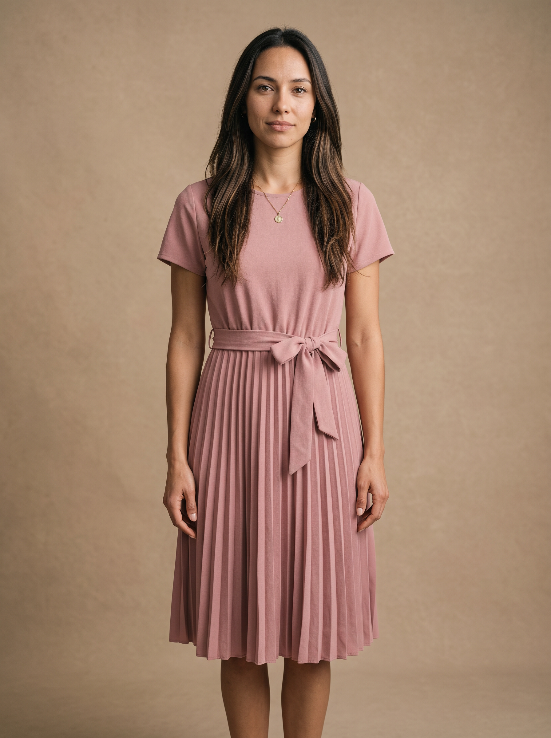 Robe Midi Femme – Win Pleat