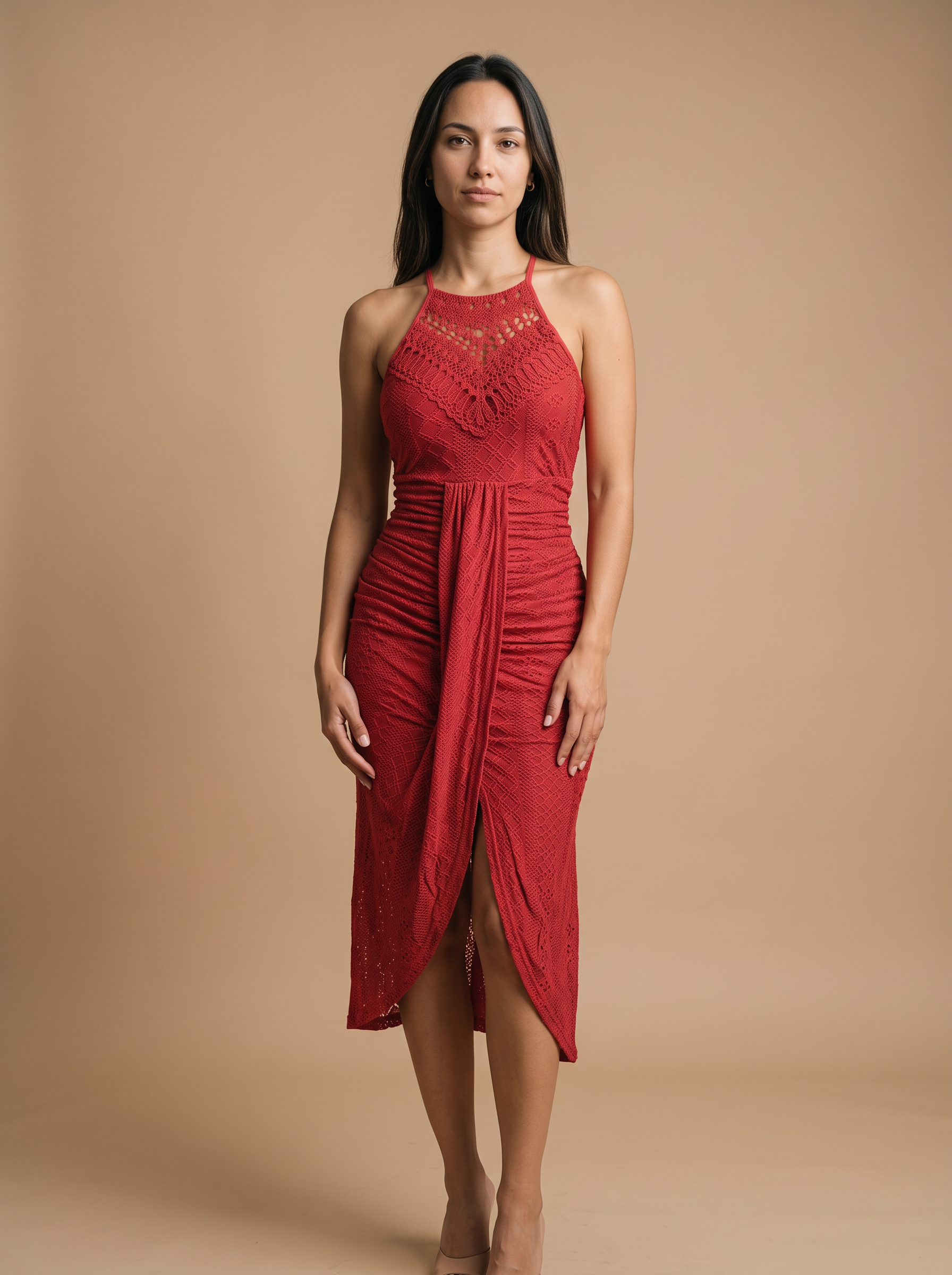 Robe Midi Femme – Palma Noir