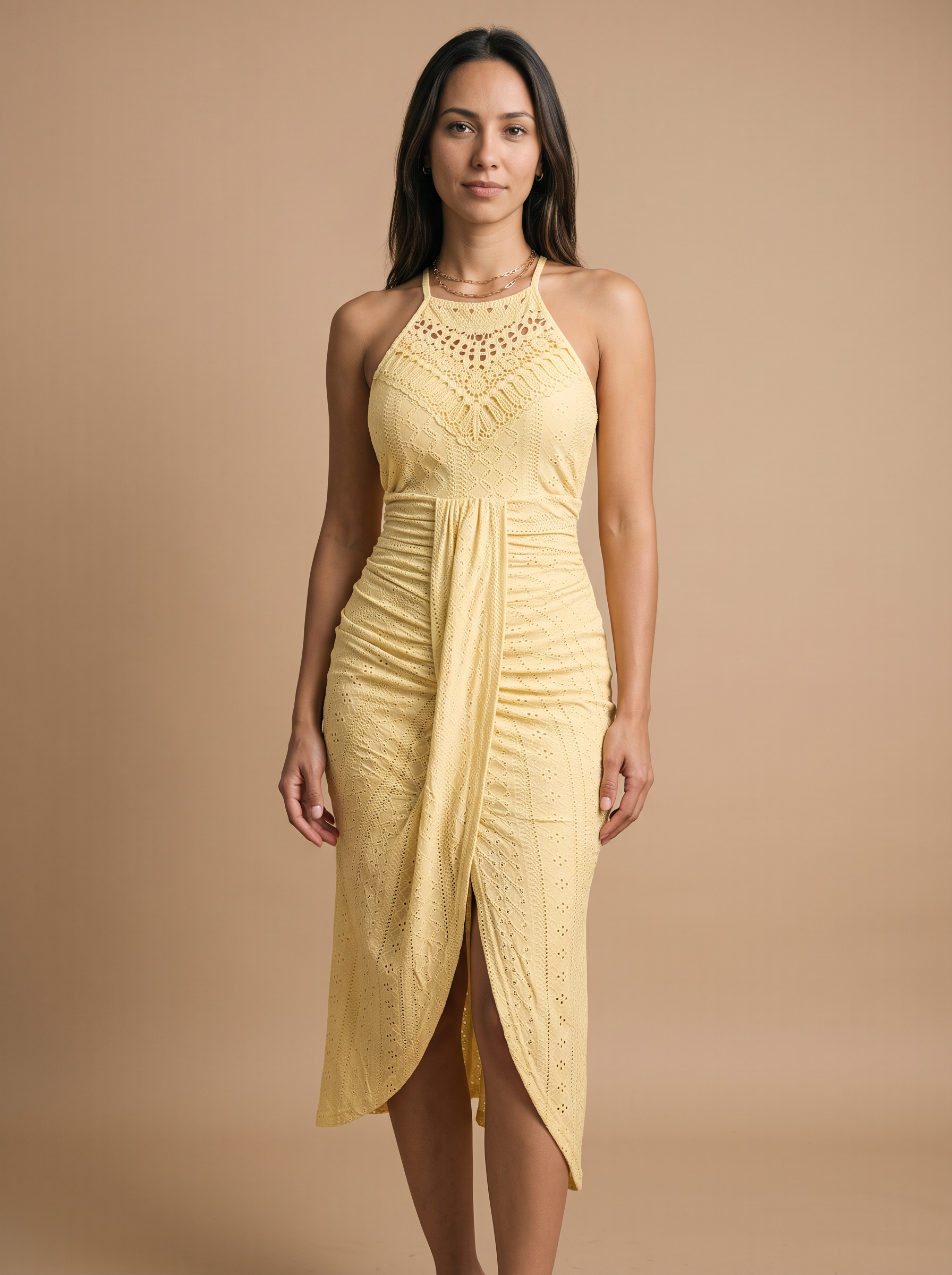 Robe Midi Femme – Palma Noir