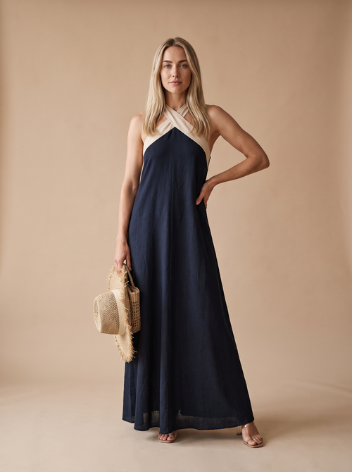 Vestido maxi de mujer-Mykonos