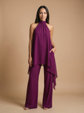 Women's Set – Draped Halter