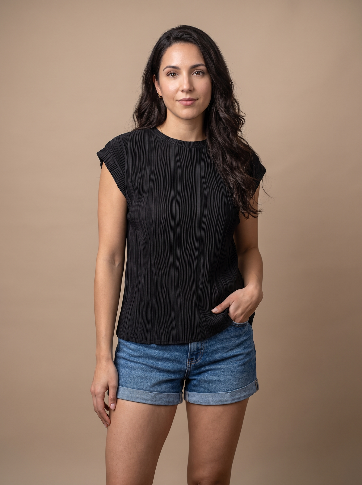 Origami-Top de mujer