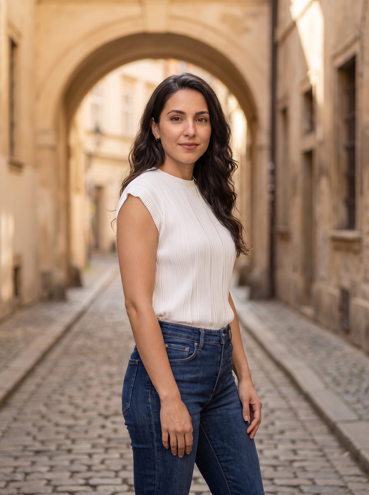 Origami-Top de mujer