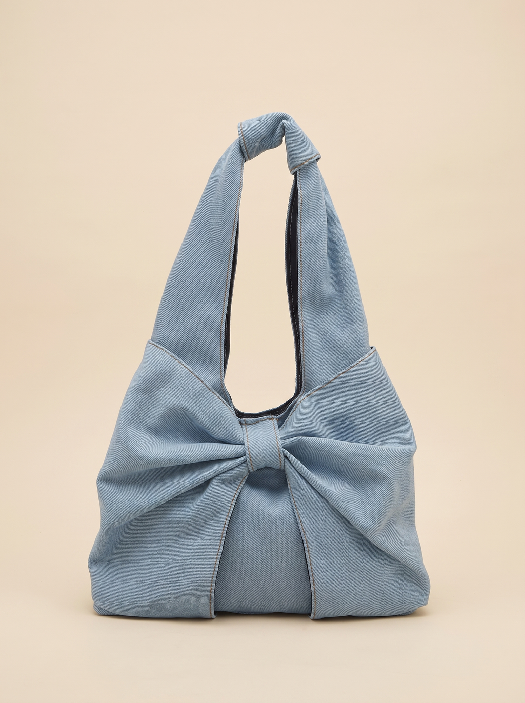 Denim Knot Hobo-Bolso