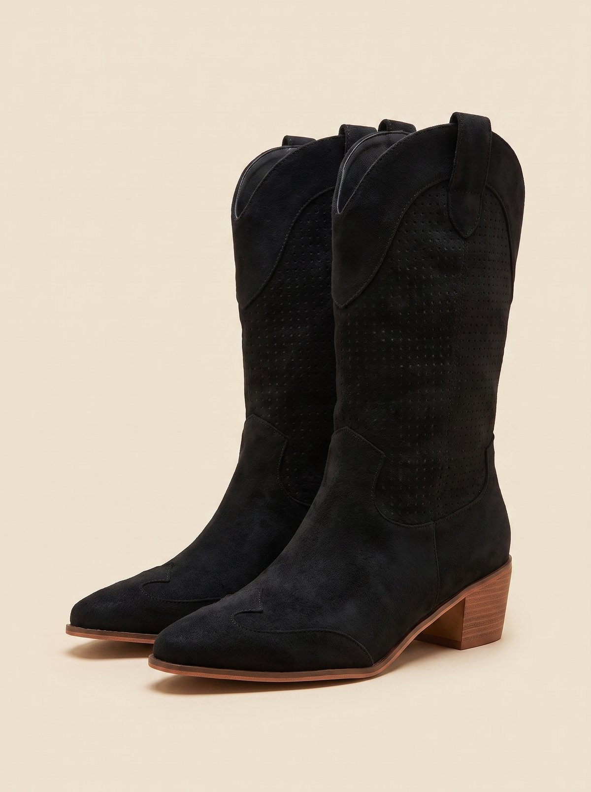 Perforated Boot-Zapatos
