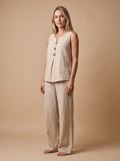 Linen Button Set-Conjuntos