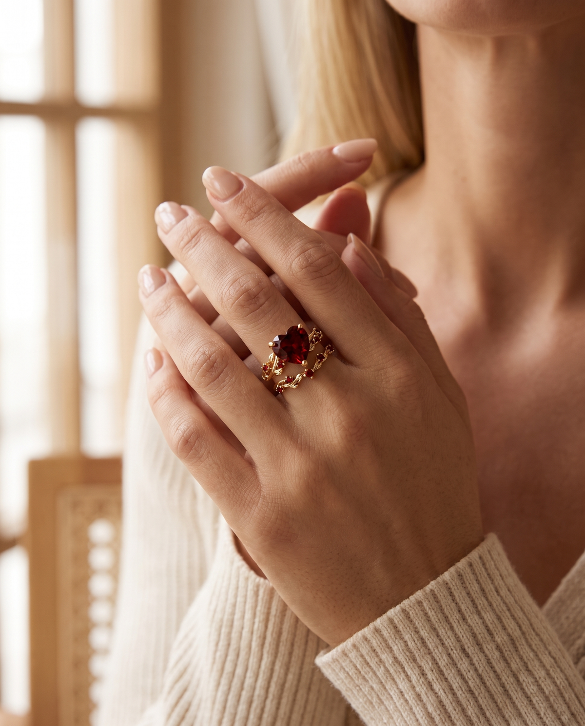 Vine Ring Set-Anillo