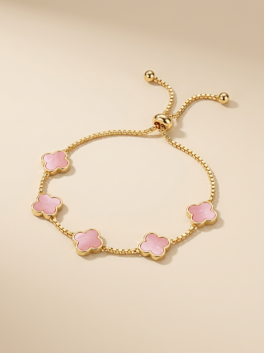 Clover Chain-Pulsera