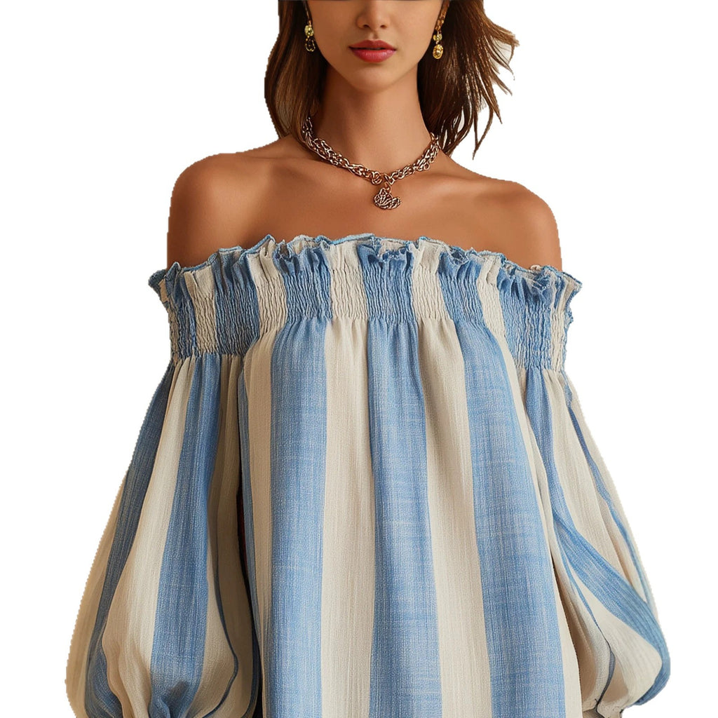 Vestido mini de mujer-Riviera Blue