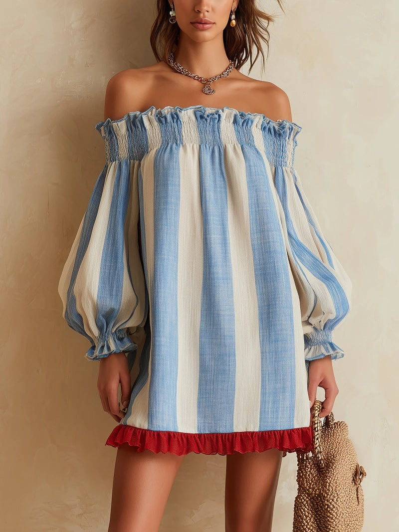 Vestido mini de mujer-Riviera Blue