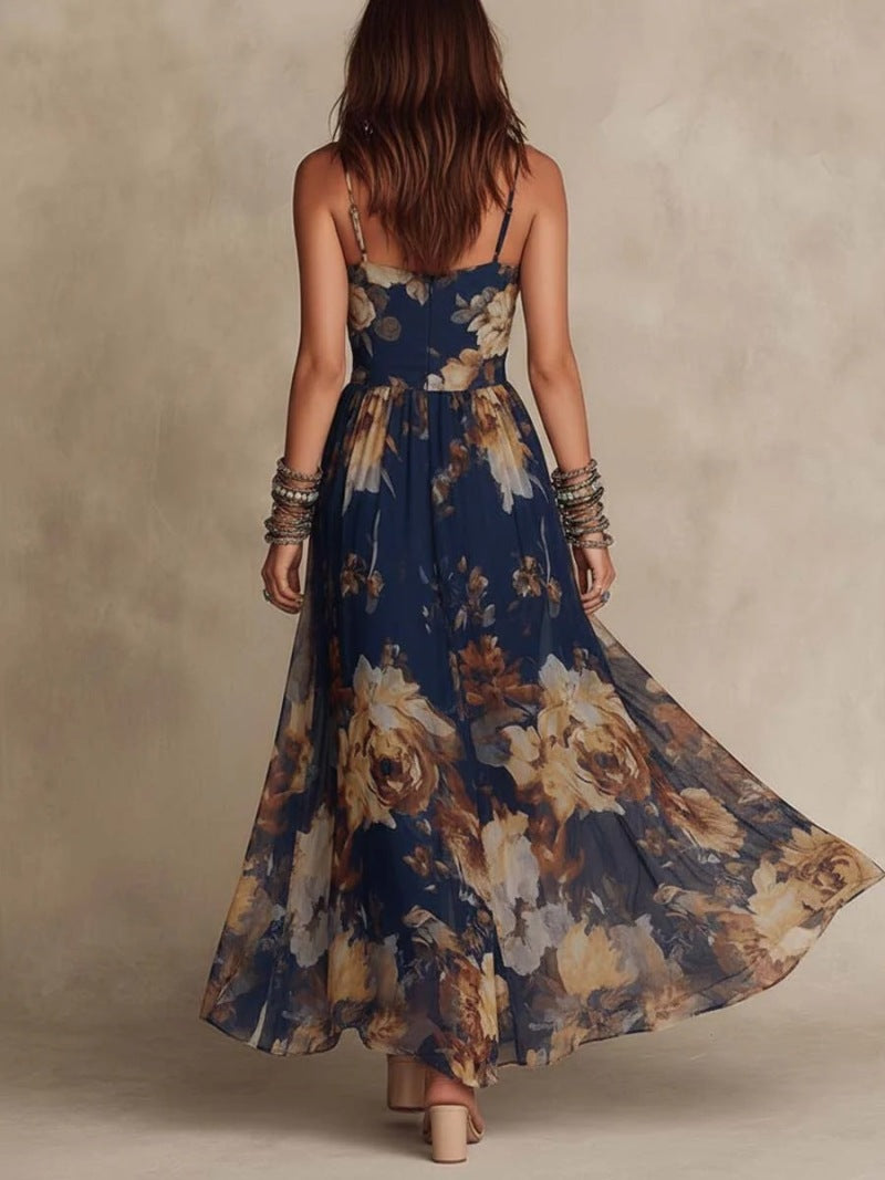Vestido maxi de mujer-Flower
