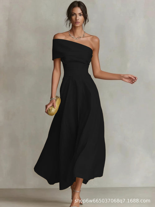 Vestido midi de mujer-Escarlata