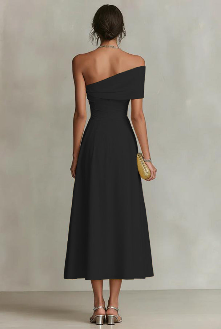 Vestido midi de mujer-Escarlata