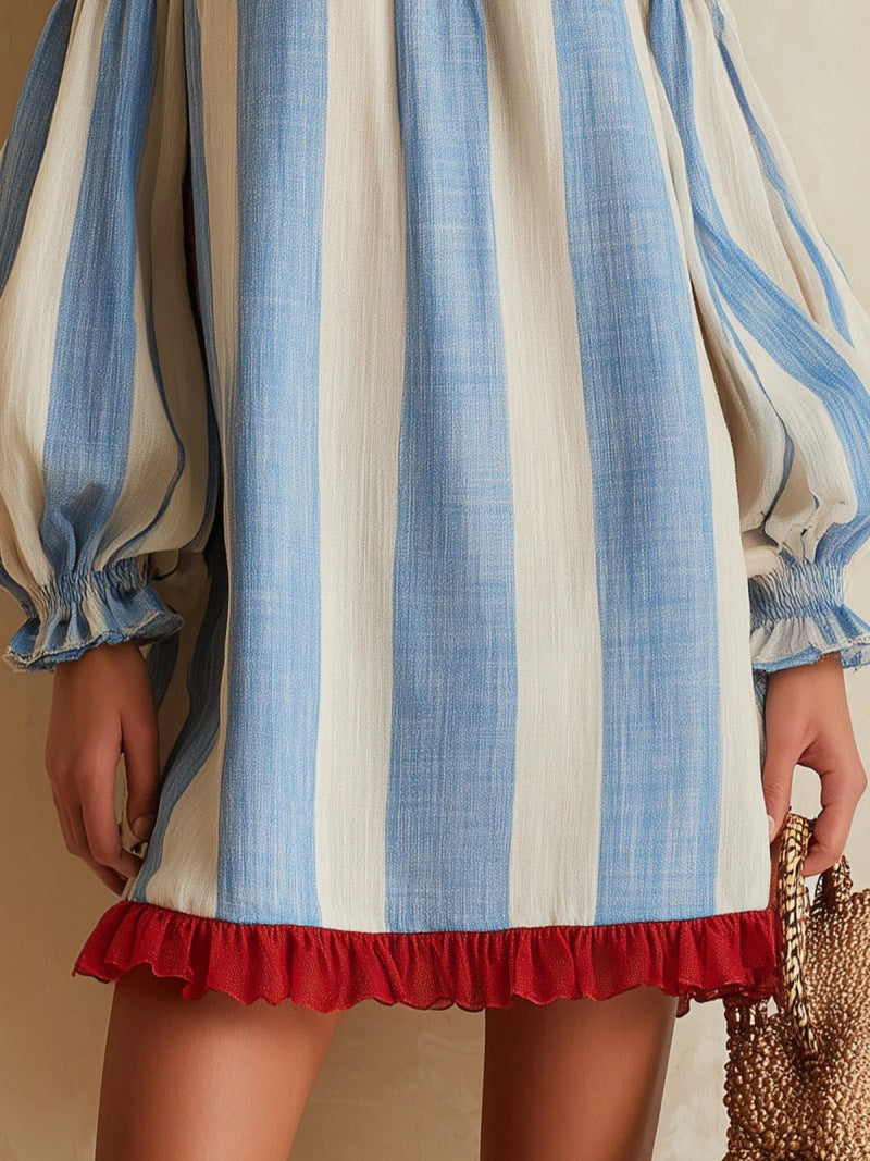 Vestido mini de mujer-Riviera Blue